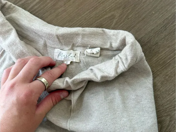 Free People MARLED cropped sweater pants S - Image 7