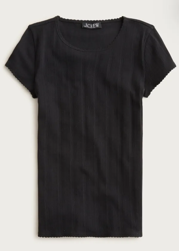 J.Crew Top Pointelle xs - Image 2