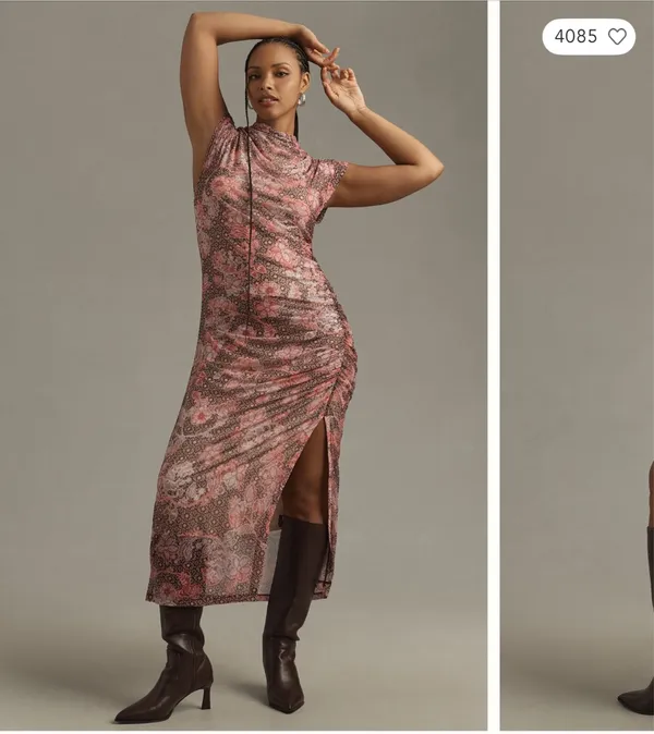 Anthro Mesh Dress - Image 5