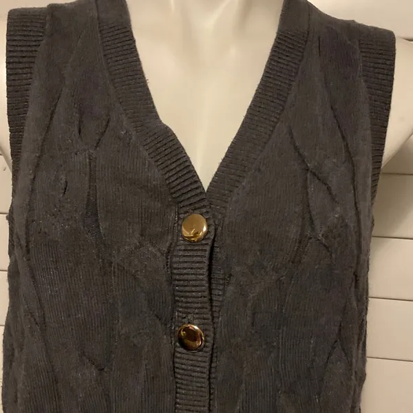 a new day Charcoal V-Neck Sweater Vest - Image 2