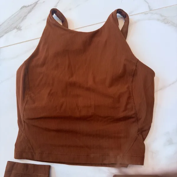 Lululemon ribbed align matching set - leggings and tank - Image 2