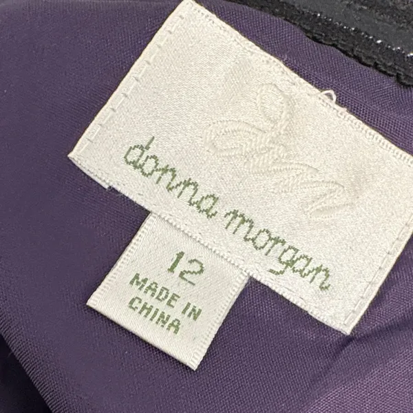 Donna Morgan Rhea Purple One Shoulder Chiffon Bridesmaid Dress Size 12 - Image 5