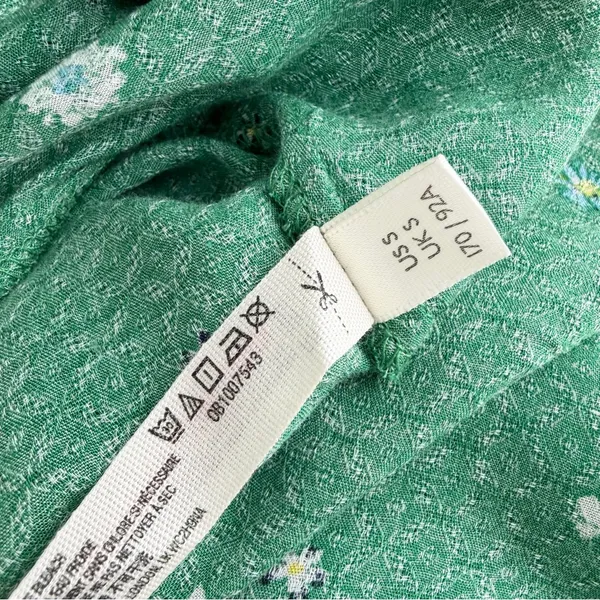 Free People Ready Or Not Floral Maxi Slip Dress Green Size Small - Image 13