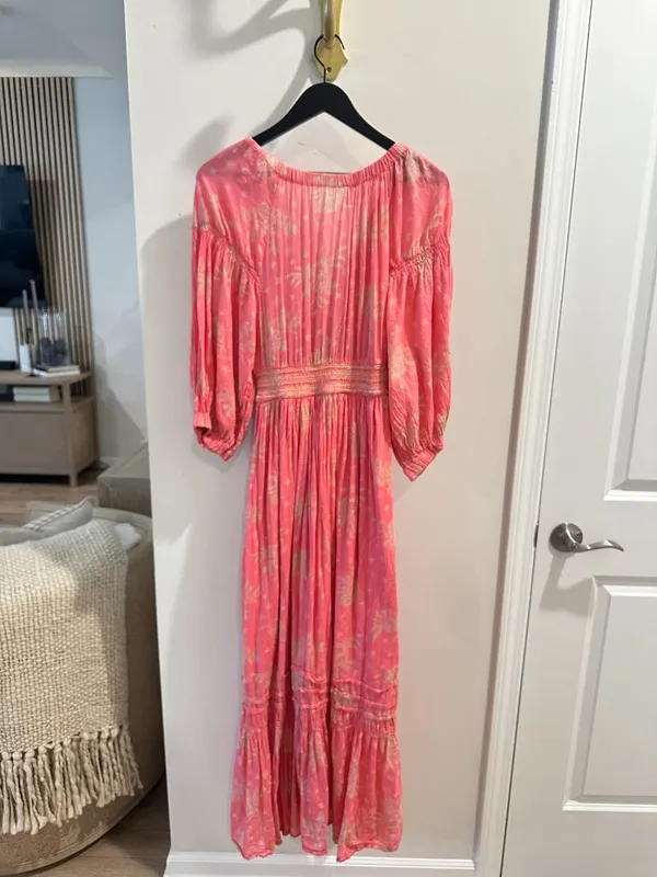 FREE PEOPLE Golden Hour Maxi in Electropop Combo Size Medium - Image 8