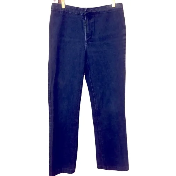 Jcrew enjoy straight leg blue jeans trouser style denim casual chic basic preppy - Image 2