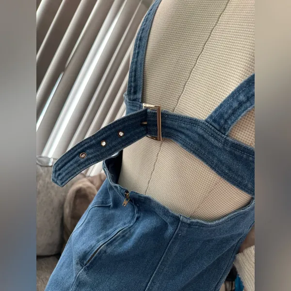 🌸AMTIOUS denim dress ✨ Blue - Image 7