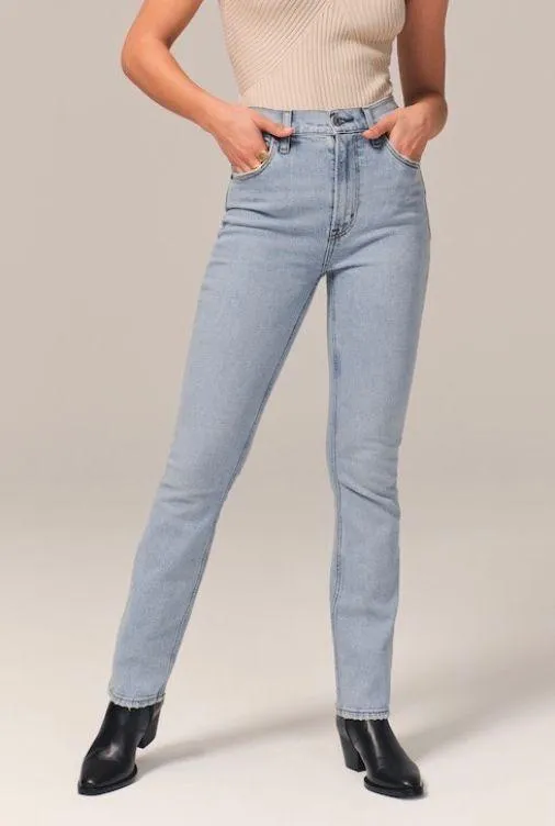 Ultra High Rise 90s Slim Straight Jean - Image 5