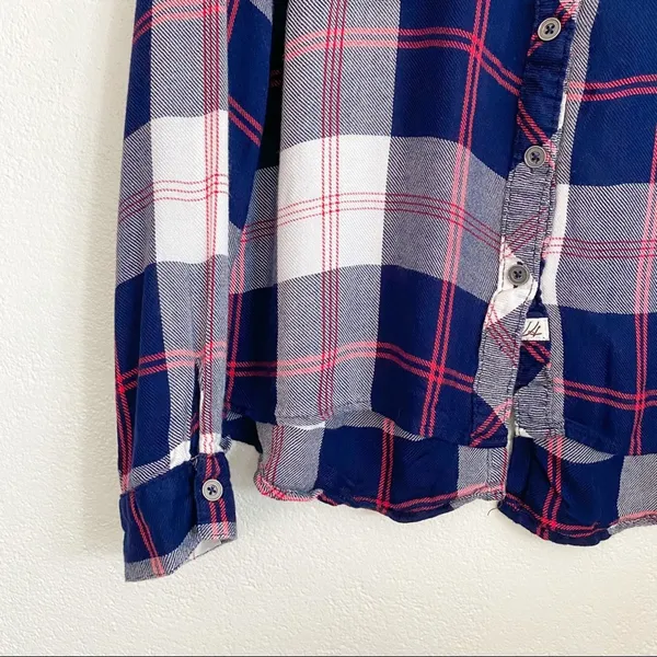 Vintage Havana Americana Plaid Fly Back Shirt Size Large - Image 6