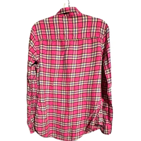 Abercrombie & Fitch Pink Flannel Shirt - Image 5
