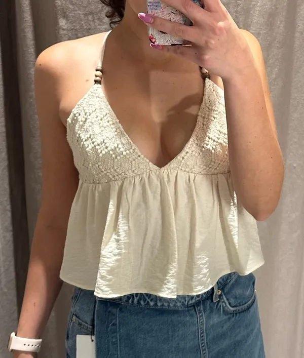 ZARA Beaded Top - Image 3