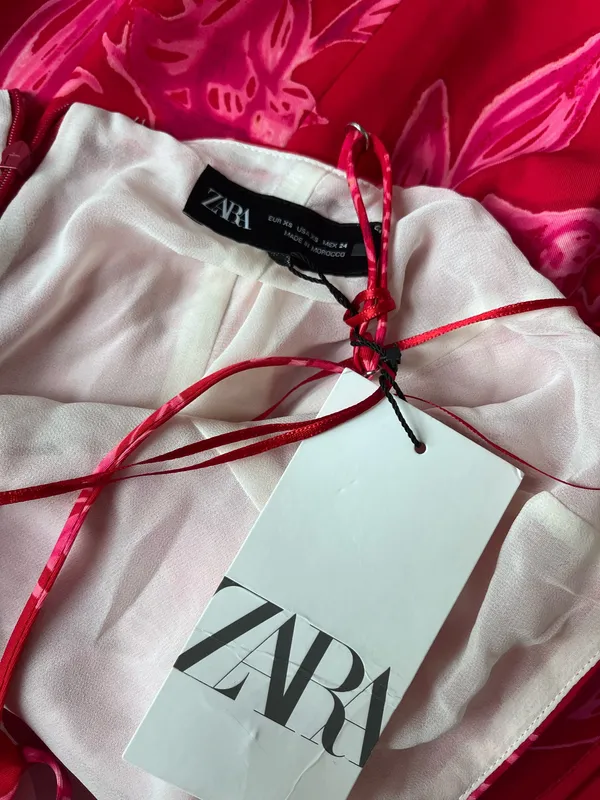 ZARA Red Mini Dress - Image 4