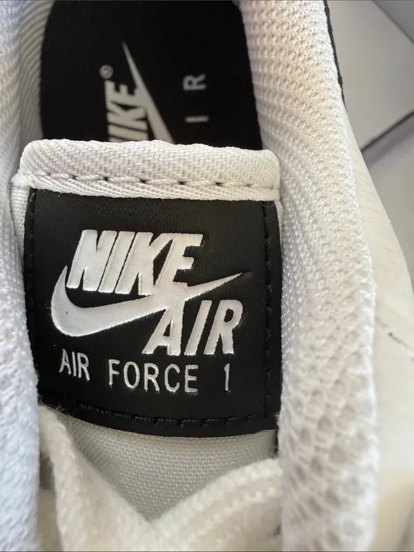 Nike Women’s Air Force 1 ‘07 - White/Black - White-White - Image 8
