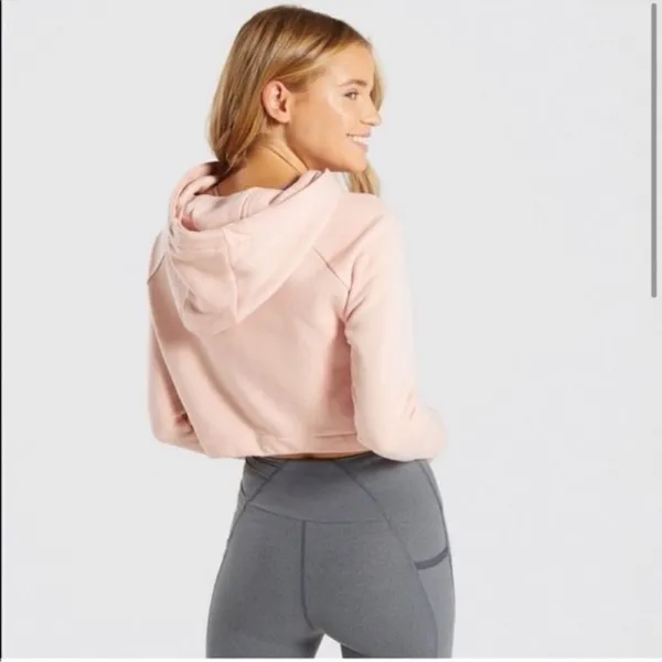 Gymshark Cropped Hoodie Size Small D28‎ - Image 2