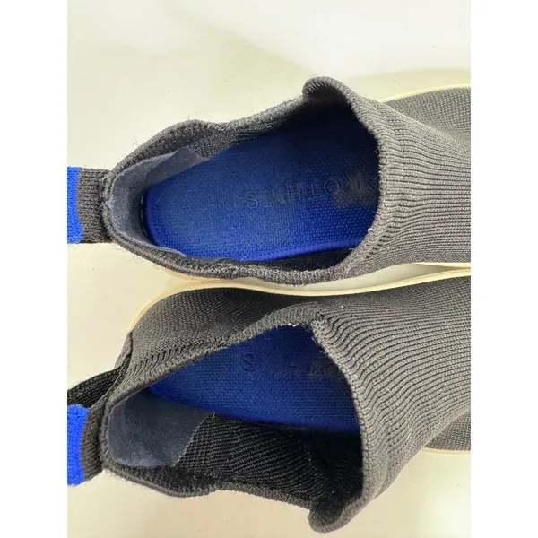 Rothys The Chelsea‎ Black Solid Knit Slip On Sneaker Bootie Womens 6.5 - Image 3