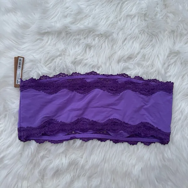 Skims Fits Everybody Lace Bandeau Ultra Violet Multi Size 2X - Image 5