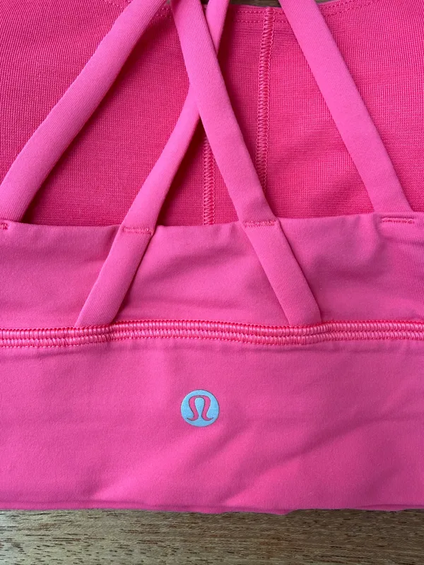 Lululemon Energy Bra Long Line pink - Image 3