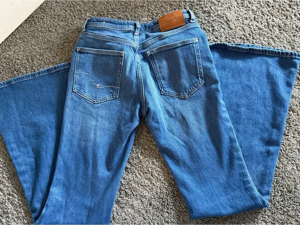 Free People We The Free Love Bomb Flare Jeans - Image 4
