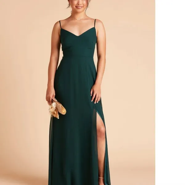 Birdy Grey Convertible dress in Chiffon Emerald - Image 3