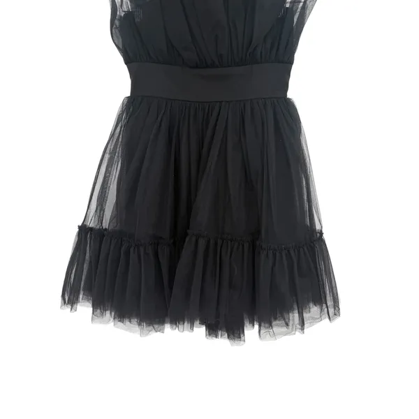 Katie May Ellee Tulle Mini Dress Black Strapless Fit & Flare Party Size‎ Small - Image 5