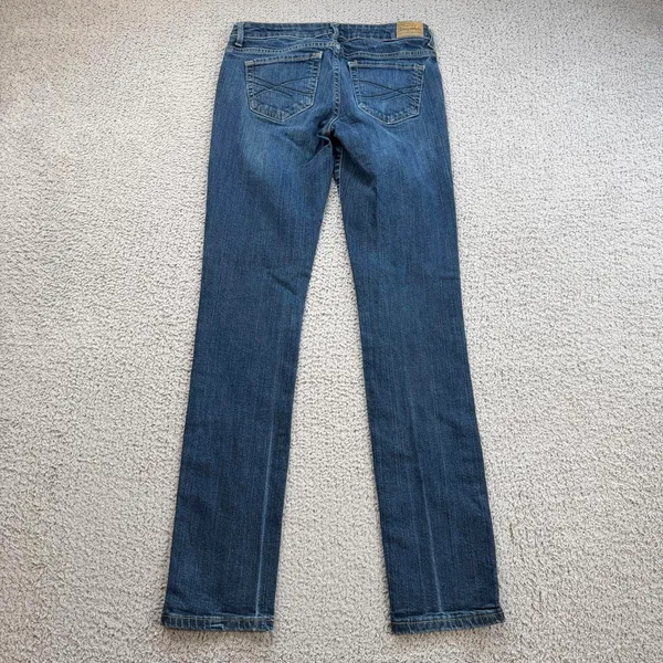 American Eagle Aeropostale Jeans Bayla Skinny Womens 6 Regular Blue Low Rise Stretch Denim - Image 2