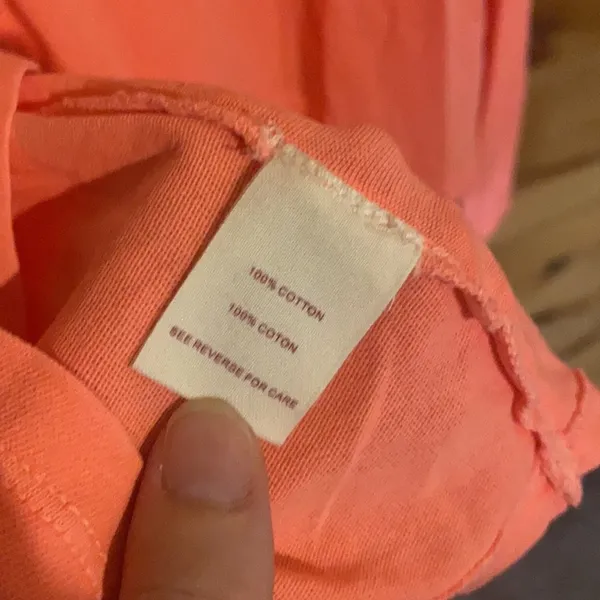 Free people neon Orange open back flowy top - Image 4