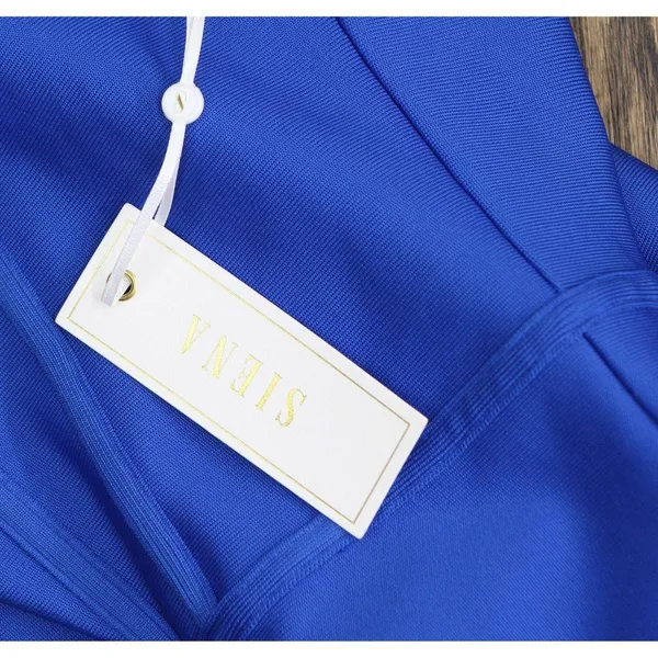 Siena Womens Square-Neck Sleeveless Dress SASR1056 Sapphire Blue 8 - Image 3