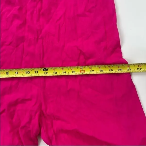 NWT Rusttydustty Hot Pink Geometric Embroidered Tube Top Wide Leg Jumpsuit M‎ - Image 16
