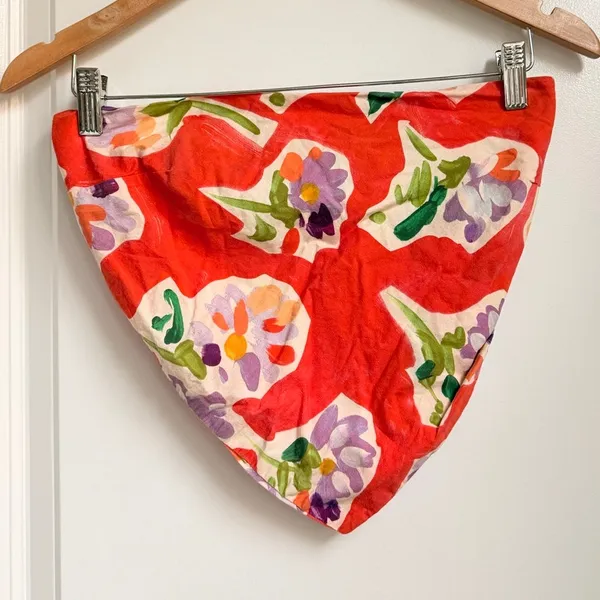Rays for Days Ivy Top‎ Medium Tropical Hawaii Spring Summer Floral Maximalist - Image 4