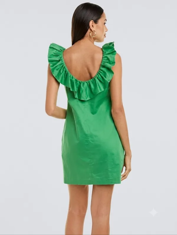 Trina Turk Womens Dress Mojito Green Tween Falls Mini Size S Small - Image 2