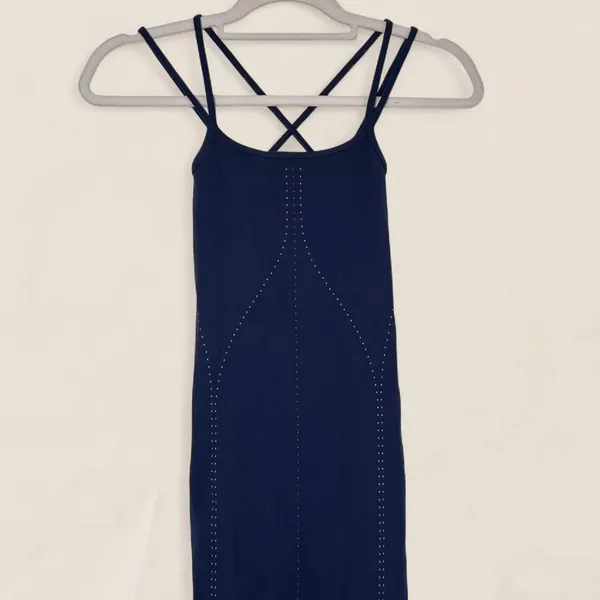 Dion Lee X Carbon38 navy Seamless Bodycon Dress | size xs-s workout active - Image 3