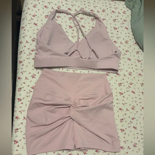 workout set light pink Size L - Image 2