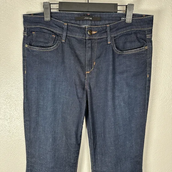 JOES Jeans Womens Size 29 Blue Petite Flare The Provocateur Denim‎ Dark Wash - Image 2