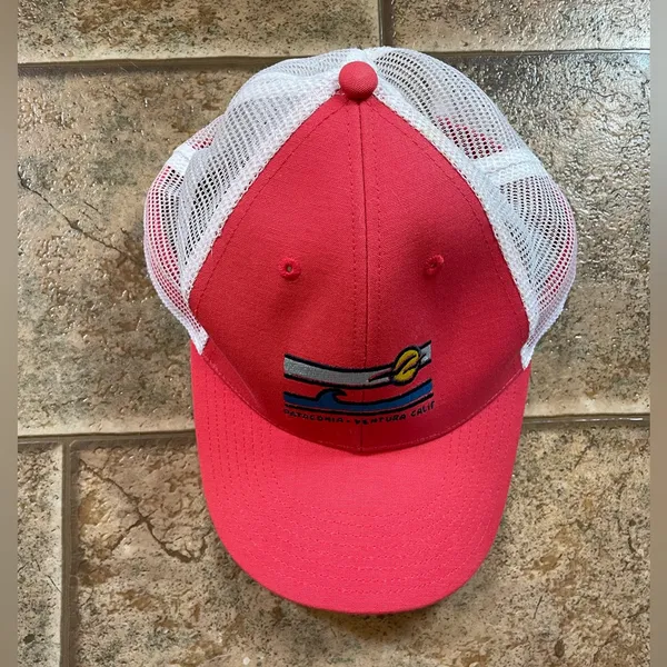 Patagonia Ventura CA Trucker snap back hat OS - Image 2