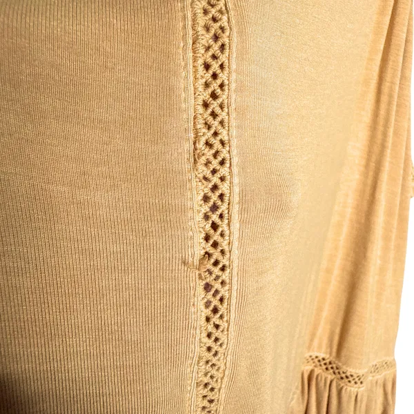 American Eagle Soft & Sexy Yellow Lace Trim Sleeveless Tank Top Size Large Boho - Image 5