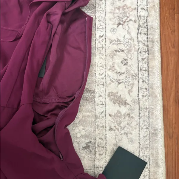Lulus Brilliant Grace Plum Purple Ruffled One-Shoulder Maxi Dress Size XS Formal - Image 10