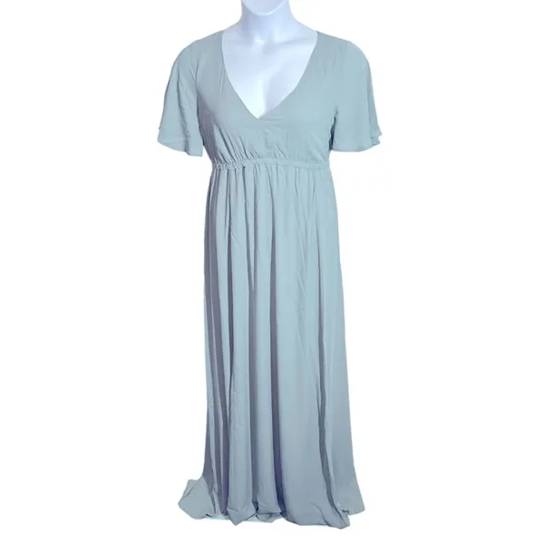 Show Me Your Mumu Silver Sage Maxi Dress NWT Bridesmaid Large - Image 5
