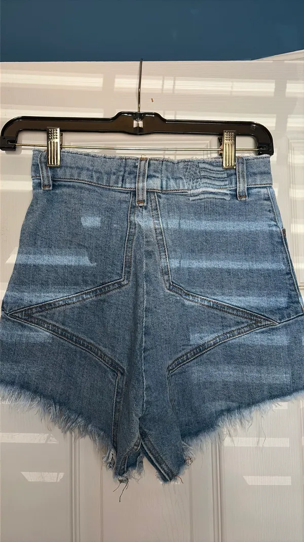 Revice Denim Star Denim Shorts - Image 3