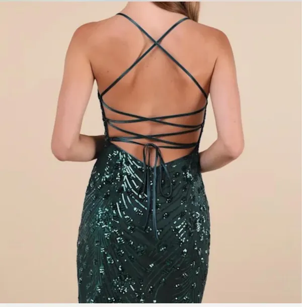 Lulus Green Dress - Image 2