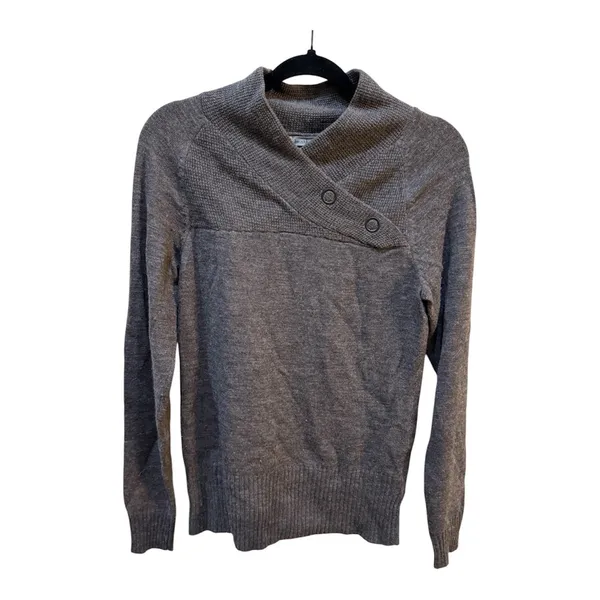 Smartwool Willow Lake merino wool sweater Size Small Asymmetrical - Image 9