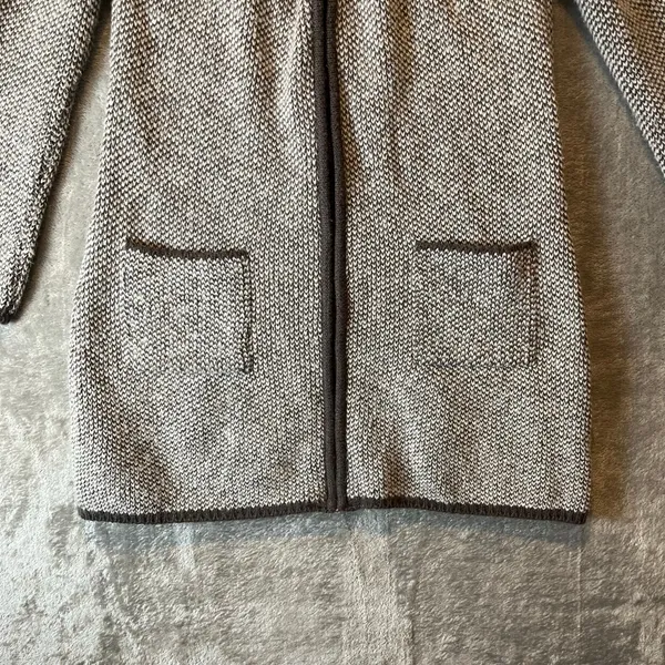 Mary Firenze Wool Blend Thick Jacket Size‎ Large Gray & White - Image 2