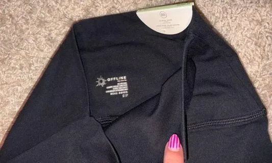 Aerie Leggings Offline Black High-Rise - Image 2