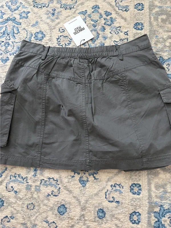 Princess Polly Gray Utility Skirt - Image 3