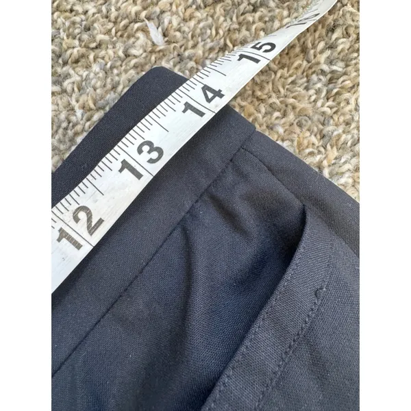 Jil Sander Black Wool Blend Dress Pants Trousers Womens 32 Preppy Corpcore Work - Image 4