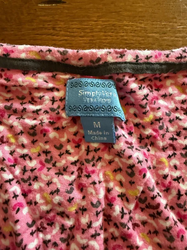 Simply Vera 2-pc pajama set sz M - Image 3