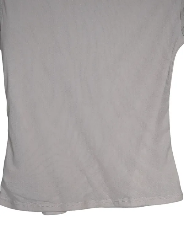 21 SAINTS Women's S Funnel Neck Ruched Lined Long Sleeve Top - Image 6