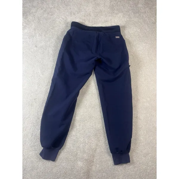 figs zamora jogger scrub pants xs pet Navy Mid Rise Small‎ Spot Pointed Out - Image 6
