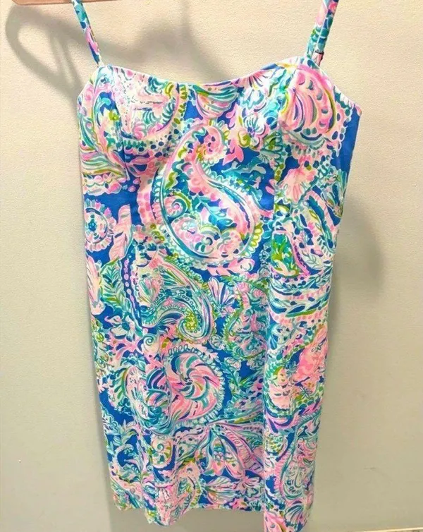 Lilly Pulitzer Shelli Stretch (bow back) mini dress ◡̈ Size 2 ~ Never worn! - Image 3