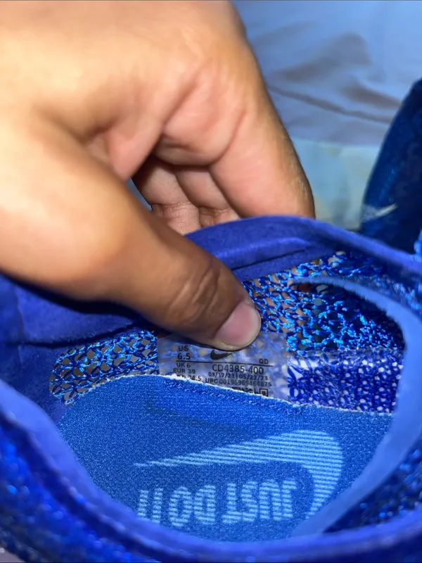 Nike Victory Track Spikes Royal Blue Flyknit Running Racing Shoes - Image 8