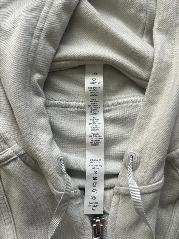Lululemon Grey Zip-Up Jacket - Image 3