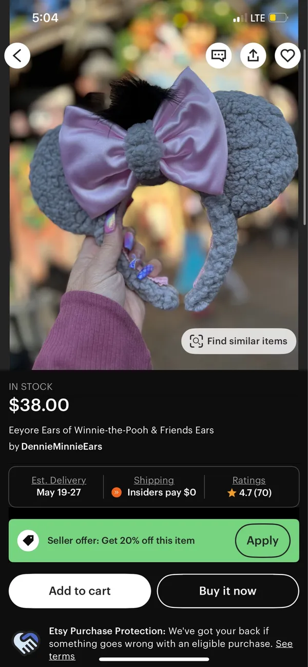 Disney Ears Minnie - Image 2
